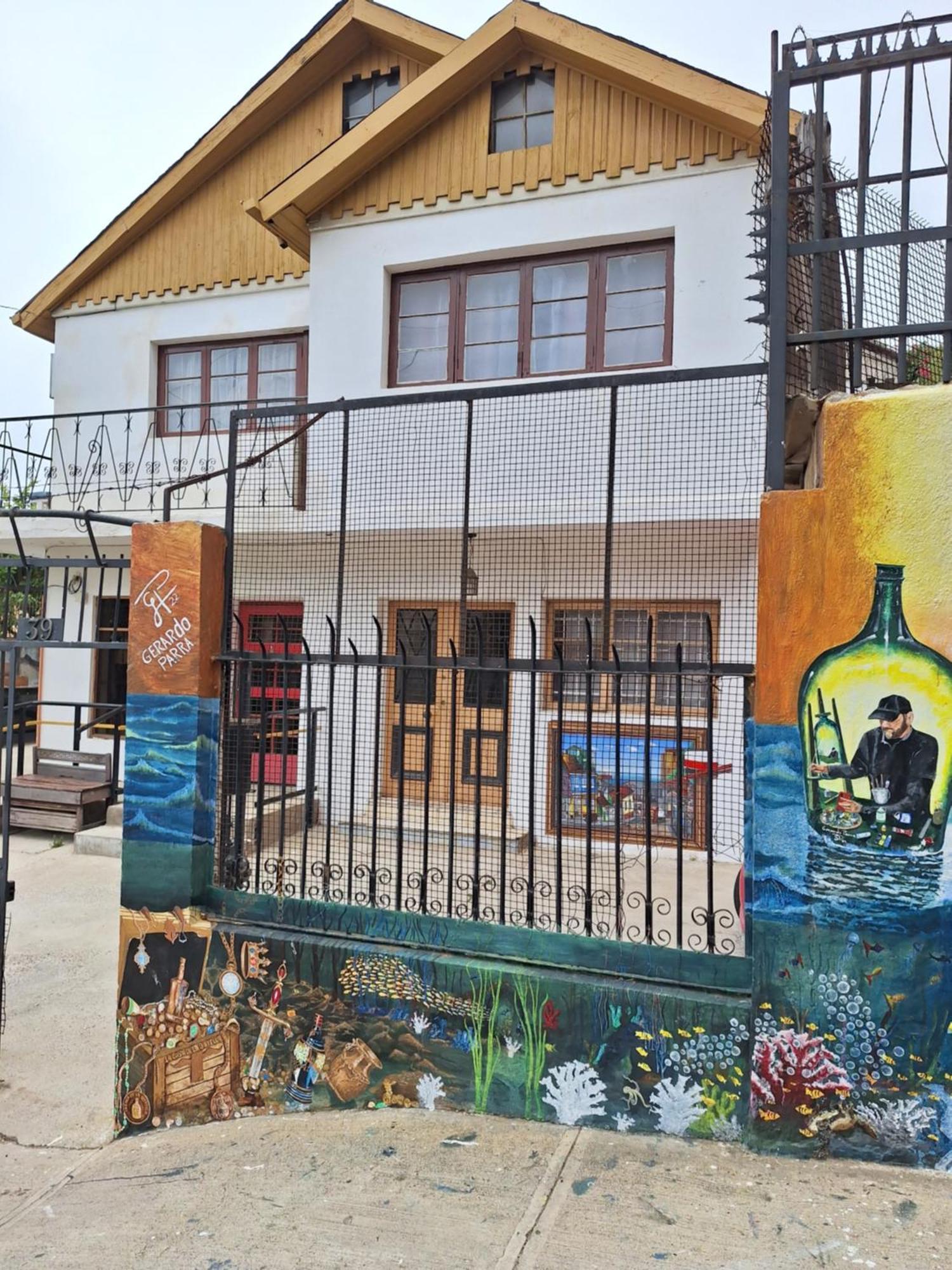 瓦尔帕莱索 Casa Avenida Alemania酒店 外观 照片